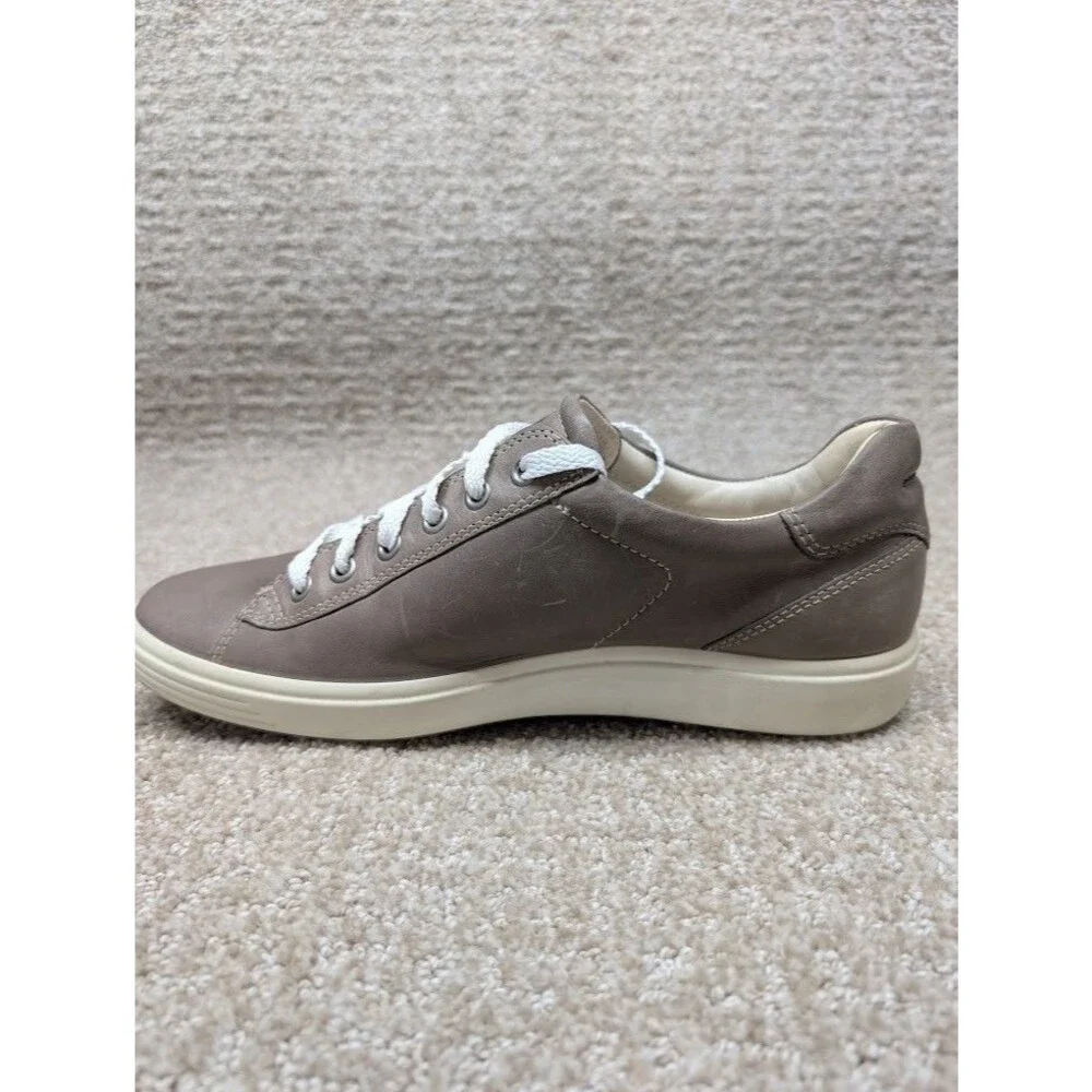 Ecco Casual Sneakers Womens Size 10.5 Mocha Casual Low Top Shoes Lace Up - Picture 6 of 15